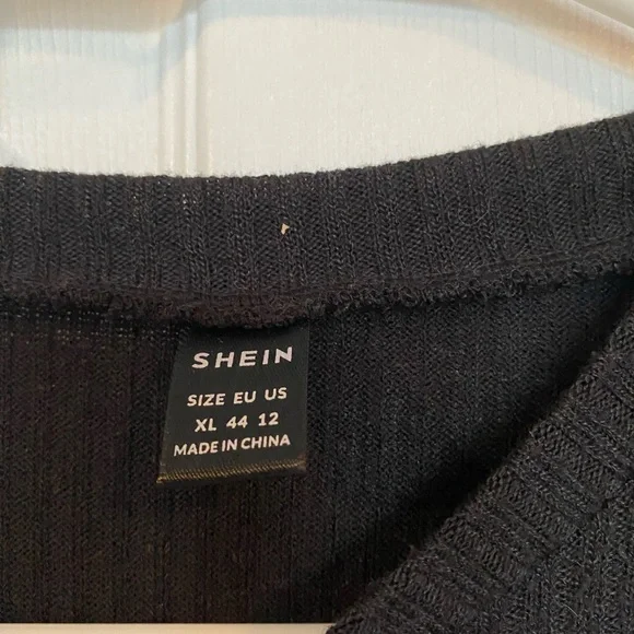 SHEIN Black Ribbed Tank Top - Picture 4 of 9